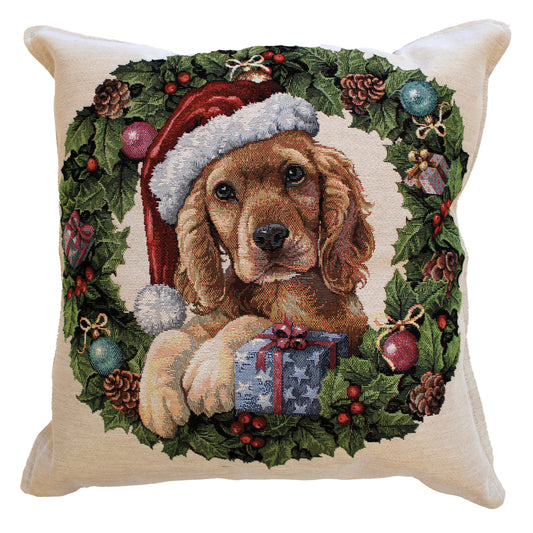 Cuscino Arredo Gatos Cane Ghirlanda