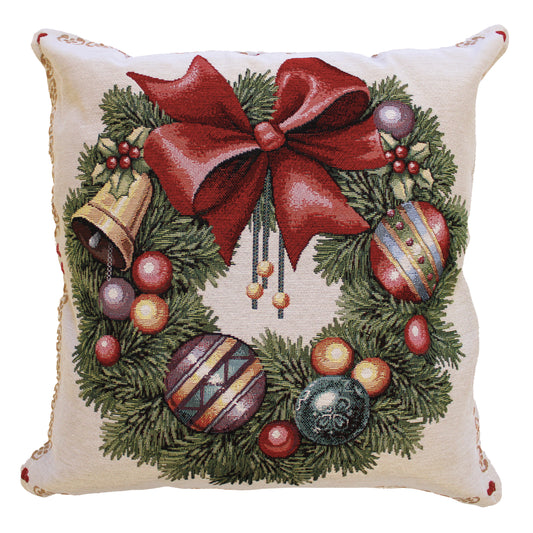 Cuscino Arredo Gatos Ghirlanda Natale